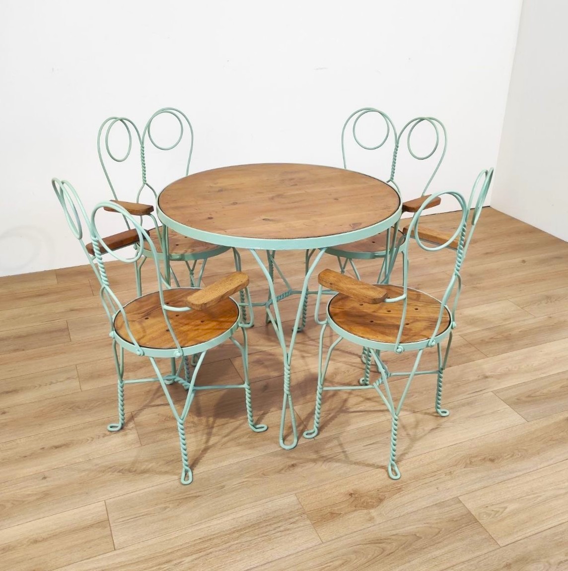MONDO, set, esterno, tavolo, sedie, color, menta, ferro, legno, iron, wood, outside, set, XXsec, 