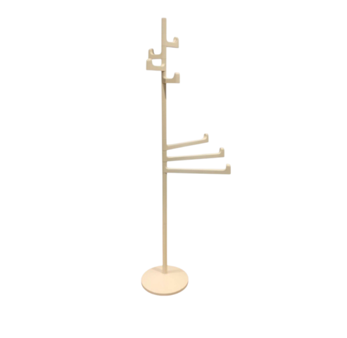 Makio, Hasuike, designer, gedy, coat, hanger, 1970s, appendiabiti, terra, girevole, appendi, salviette, plastica, anni70, 