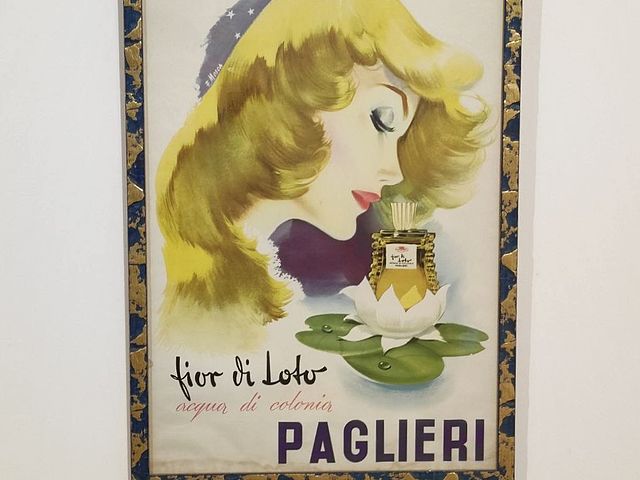 Antonio, Mosca, Paglieri, manifesto, pubblicitario, fior, di, Loto, acqua, colonia, 1950s, 1960s, Italy, litografia, cromolitografia, Zanini, &, Cellerino, anni50, anni60, 