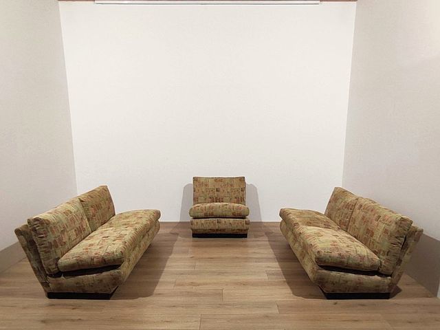 Cassina, Paolo, Caliari, divani, poltrona, modello895, 1963, italian, design, Caliari, sofa, armchair, padded, wood, structure, 1960s, 