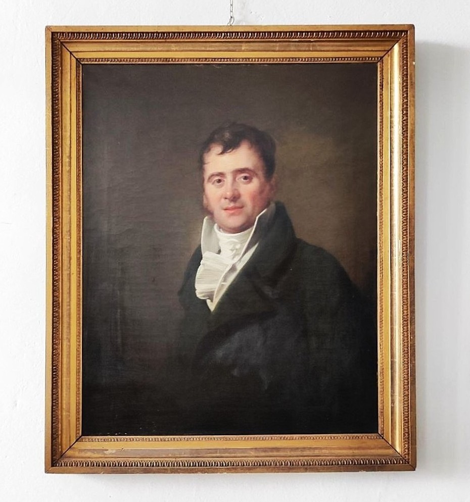Charles, Howard, Hodges, pittore, neoclassico, ritrattistica, Regency, inglese, Paesi, Bassi, ritratto, olio, tela, 1811, cornice, dorata, foglia, oro, XVIIIsec, XIXsec, old, english, painter, engravers, man, portrait, 