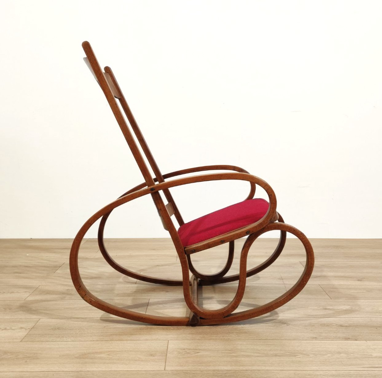 Jacob, Josef, Kohn, JJKohn, Gustav, Siegel, sedia, dondolo, numero, 813, faggio, curvato, Koloman, Moser, 1910ca, Thonet, Kohn, rocking, chair, 