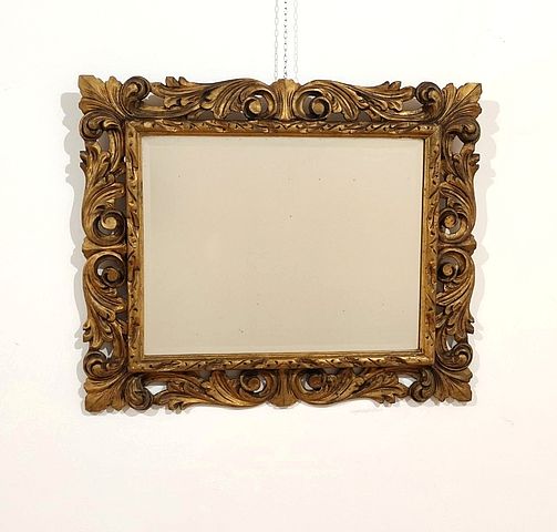 cornice, stile, antico, legno, intagliato, dorato, specchio, specchiera, vetro, bisellato, anni20, XXsec, 1900, 