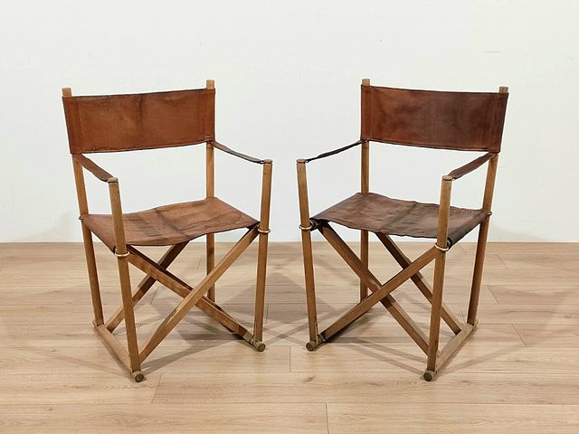 folding, chair, Mogens, Koch, design, 1933, Interna, Denmark, danish, furniture, anni60, sedie, pieghevoli, cuoio, 