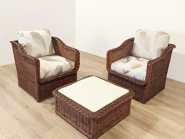 Wicker, Works, armchairs, table, vimini, rattan, XXsec, Italy, 1960s, 1970s, madeinitaly, wicker, 