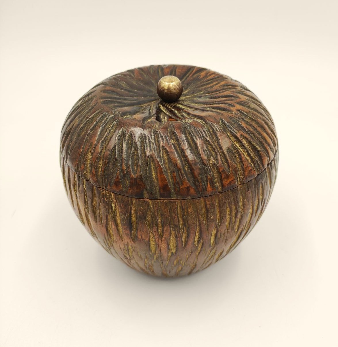 Aldo, Tura, AldoTura, Macabo, Cusano, Milanino, CusanoMilanino, scatola, legno, dorata, anni50, anni60, gilded, wooden, box, Aldo, Tura, design, 1950s, madeinItaly, 